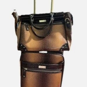 Samantha Brown Set, Spinner And Tote Ombre